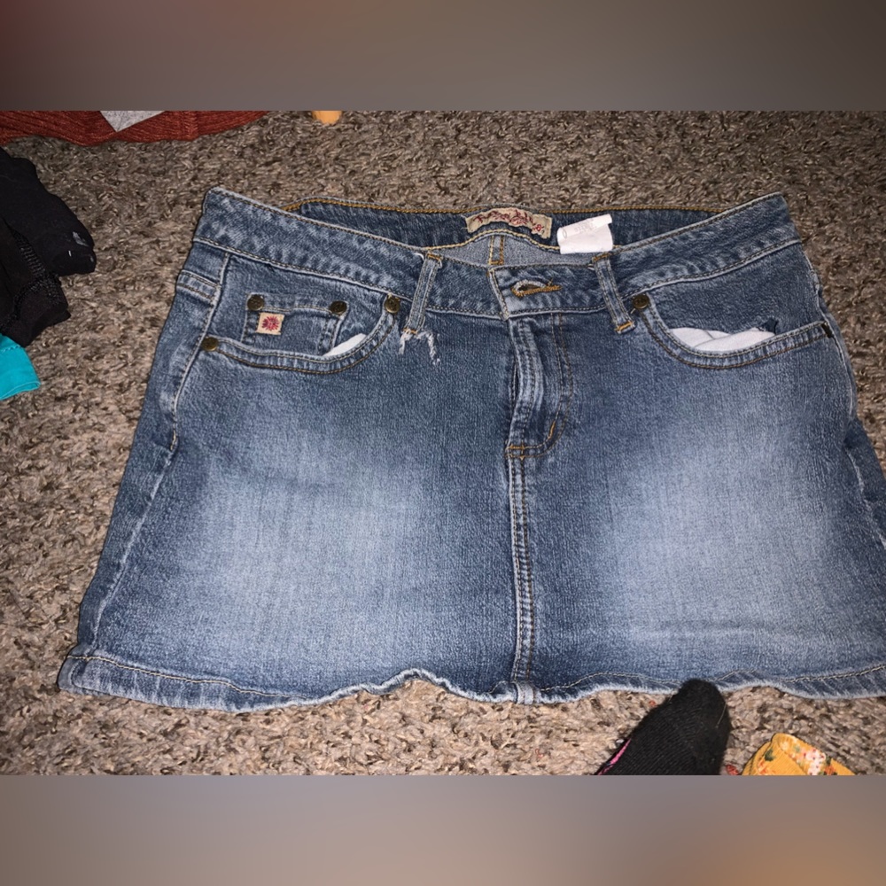 Mini Jean skirt
